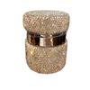 Rhinestone-Embellished Travel-Size Face & Eye Cream Bottles - High Aesthetic Design