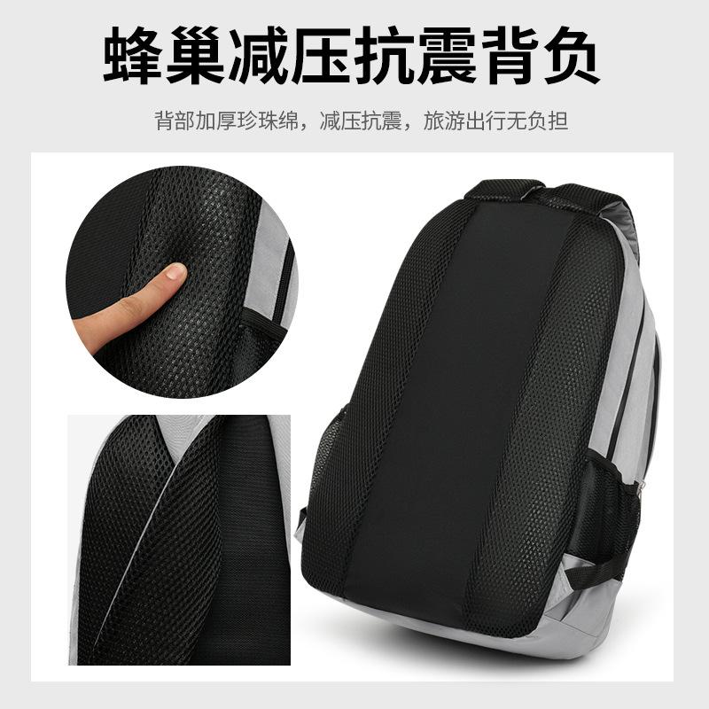 Schoolbag Oxford Cloth Unisex Backpack Men's Premium Business Commuter Laptop Bag Student School Bag