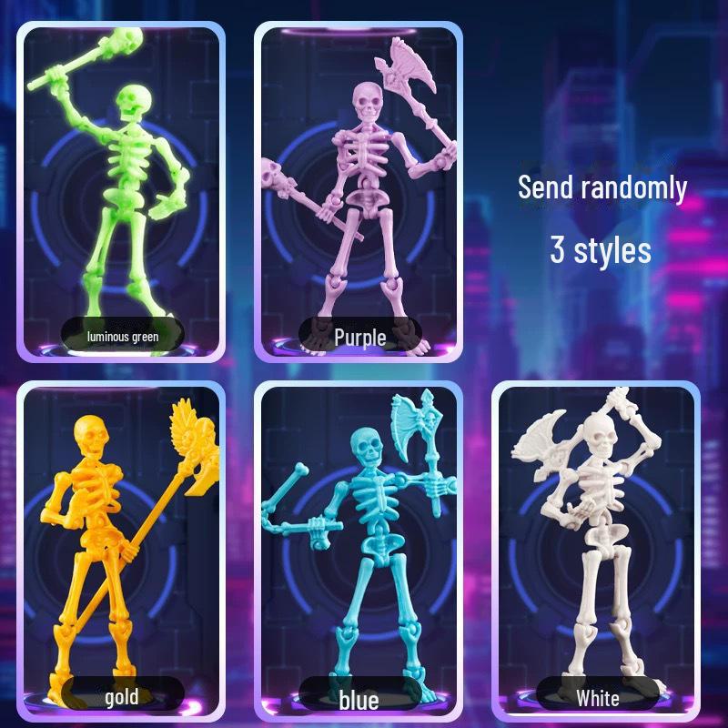 3D Movable Skeleton Model: Educational Assembly Toy for Kids