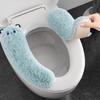 Wasserdichte Plüsch-Toilettensitzauflage - Verdickt für Herbst/Winter 2025