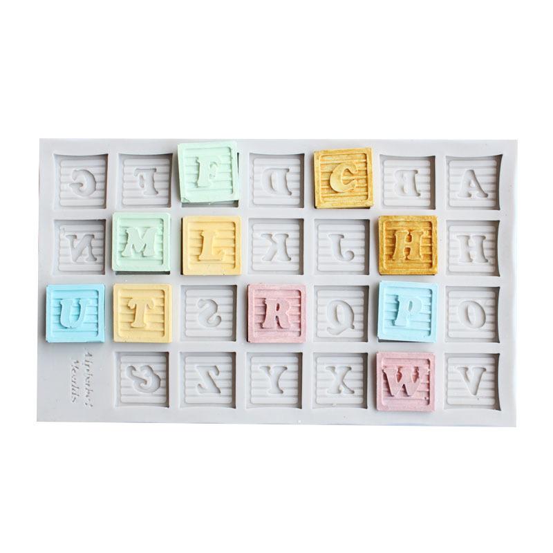 Bunting Alphanumeric Mould Silicone Mold Fondant Cake Tool Gumpaste Sugarcraft