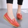 Fashion Classic New Leather Shoes comfortableBreathable Shoes Slip On Women Flats  Women's  Spring Autumn Mother Shoes