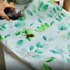 Double Sided Waterproof Printing Pillowcase Fresh Green Leaf Dot Home Sofa Pillowcase Japanese Cushion Cover