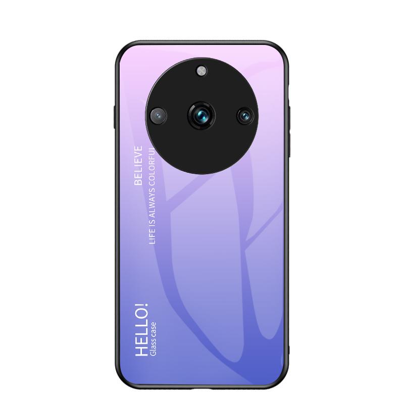 Realme11 Pro+ Case Gradient Tempered Glass Cover For OPPO Realme 11 10 9i 9 Pro Plus + Realme10 Realme11 5G Phone Cases