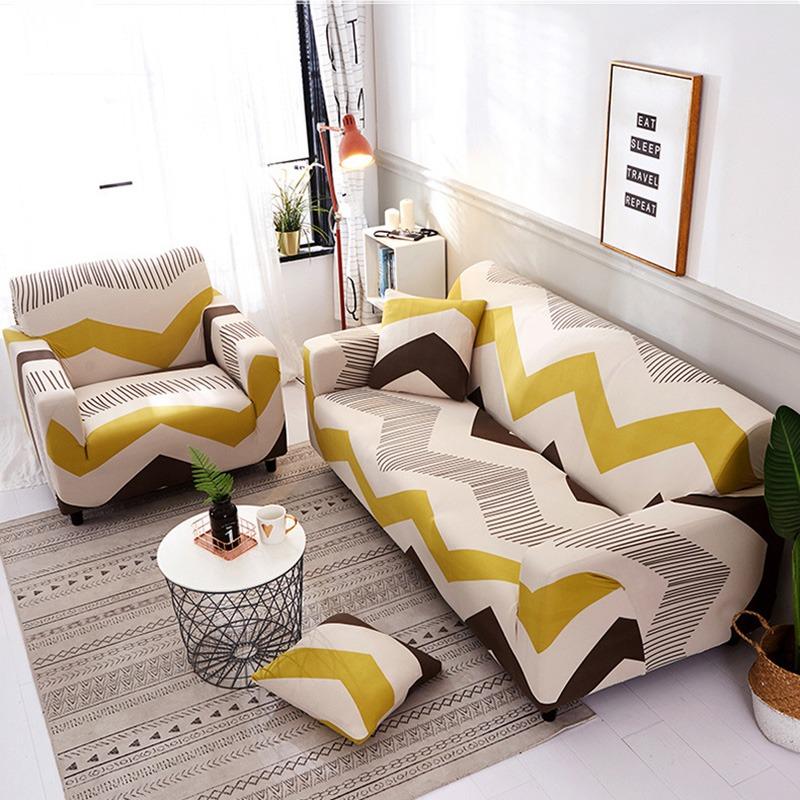 All-Inclusive-Sofabezug Four Seasons Universal Elastic Sofakissen Mode Einfacher Universalbezug