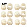 Kitchen Baking Tools 2-in-1 Round Mooncake Mold, Double Ended Pastry Press with Scallop And Non-stick Cookie Spiral Embossing for DIY Baking, Handheld