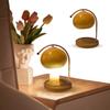 Wooden Base Candle Warmer Lamp 2 Bulbs Modern Wax Melting Light Dimmable Aromatherapy Candle Light for House Office Decoration