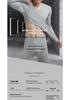 Men's Modal Autumn Base Layer Set: Plain Warm Long Underwear & Sweater - Plus Size for Cold Protection