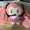 Kawaii Girls Plush Pendant Keychains Green Pink Women Child Backpack Bag Hanging Doll Pendant Gift