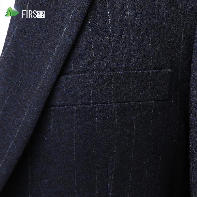 Shanshan Herren Slim Fit Gestreifter Business-Anzug