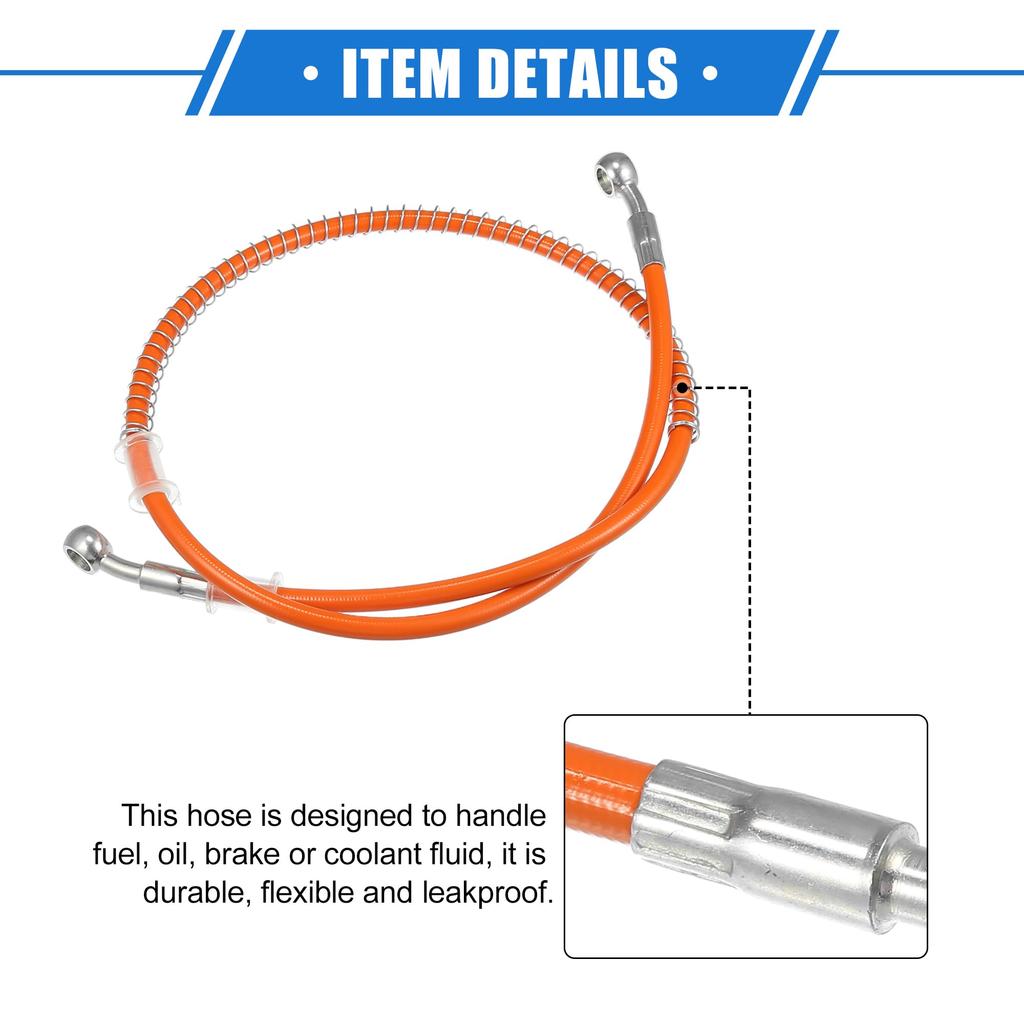 VekAuto Bike Brake Hose Clutch Hose Oil Hose with Spring