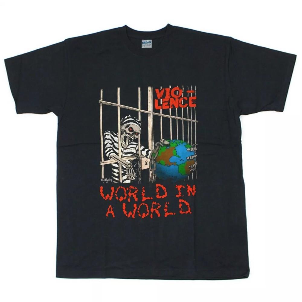 VIO-LENCE Tour Concert 1990 T-shirt Black Men S-234XL HK113 Unisex T-Shirt L