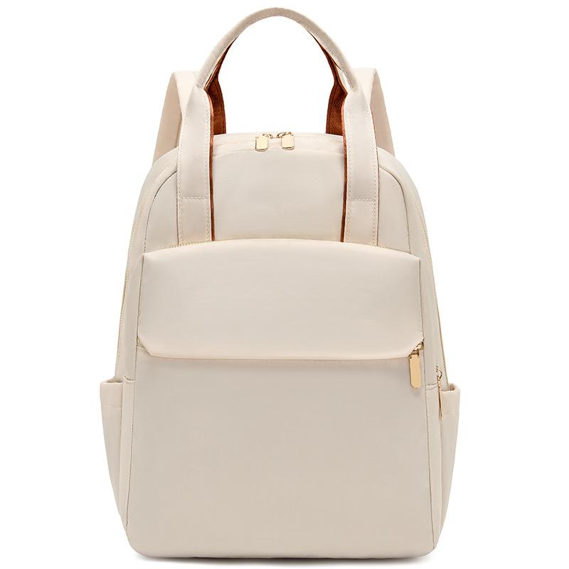 

Жіночий рюкзак великої місткості для поїздок на роботу, подорожей, легкий, багатофункціональний бежевий