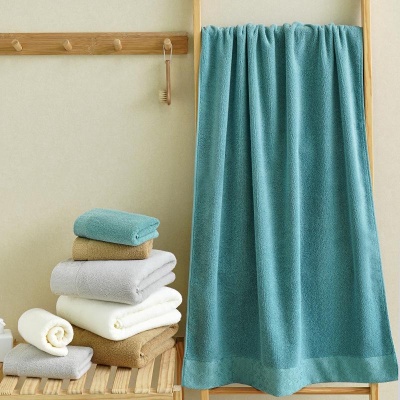 Cotton Adult Face Wash Towel Bath Towel Pure Cotton Couple Smooth Moisture-wicking Home Gift Embroidery Durable Durable