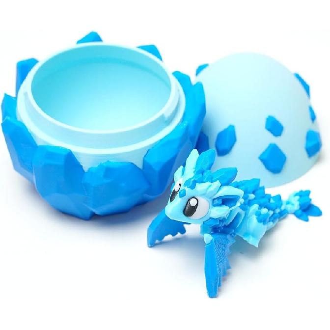 3D-печатные игрушки-яйца дракона, модель, статуэтка животного на гибких суставах, кружево, маленькая 3D-игрушка-яйцо динозавра Дино, игрушка-антистресс, игрушка для СДВГ, сюрприз, фэнтези