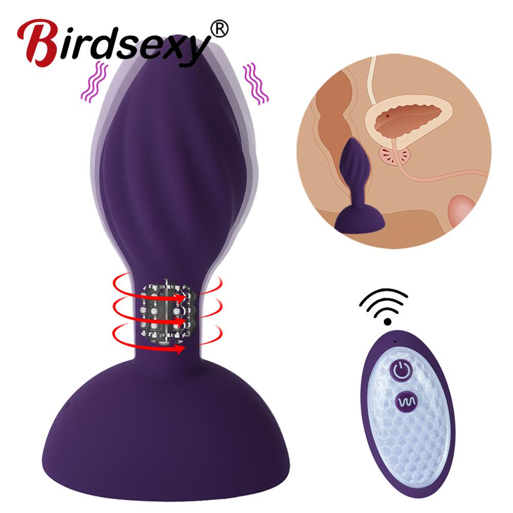 Wireless Vibrating Anal Beads Butt Plug Prostate Massager Adults Gay Product Clitoris Stimulator Vibrator Sex Toys For Women Men