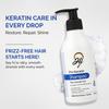 Hi9 Pro Keratin Shampoo - 300ml | Repariert trockenes, geschädigtes & krauses Haar | Für alle Haartypen geeignet | Keratin Shampoo für Frauen und Männer - Glatt, Nähr