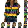Women's Shirt Blouse Print Button Long Sleeve Casual Basic Shirt Collar Regular Top