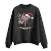 Ladies' Fashionable Casual Round Neck Long Sleeved Christmas Printed Hoodie
