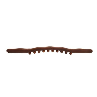 Holz-Schabstab aus karbonisierter Buche, 10 Massagepunkte, rutschfester Griff, Gua-Sha-Stick aus Holz für den Rücken