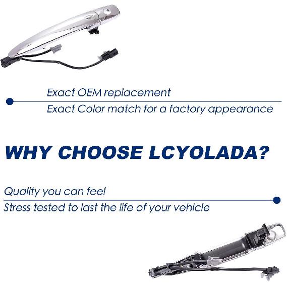 806469N00A Front Left Driver Door Handle For Nissan Sentra 2013-2018,Nissan Murano Maxima 2009-2014, Nissan Leaf 2011-2017,806469N00A,Chrome