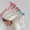 6Pairs Lolita JK Embroidery Bow Socks Sweet Socks Women Soft Ballet Tube Socks  Streetwear
