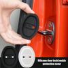 Car Door Lock Shock-absorbing Pad Universal Version Cover Door Anti-collision Buffer Pad Silicone Buckle Protective Sticker S3P8