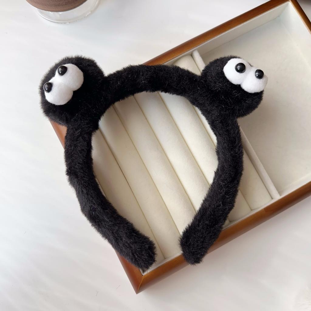 Plush Briquettes Hair Band Women Face Pressure Hair Non-slip Head Band Children's Hair Card Cute Hair Bundle Headwear