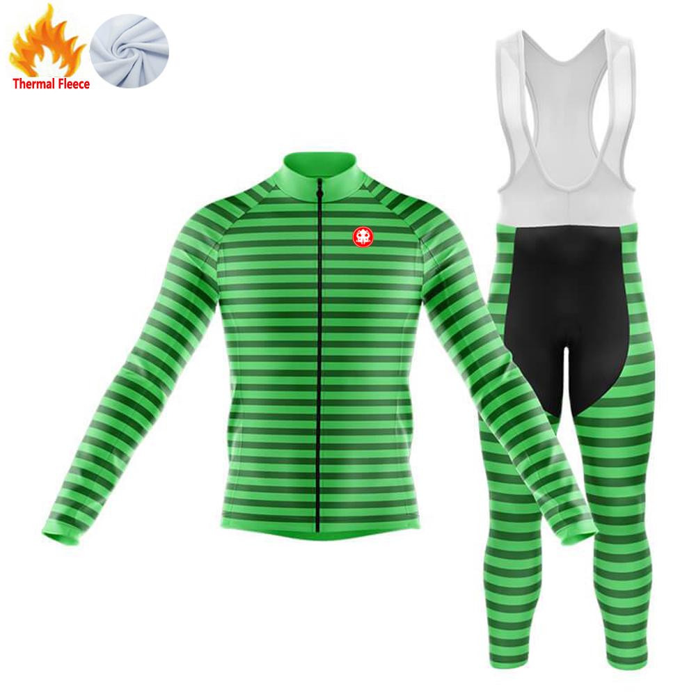 Winter Thermal Fleece Maillot Ciclismo Hombre Cycling Jersey Bicicleta De Ruta Mtb Wielerkleding Heren