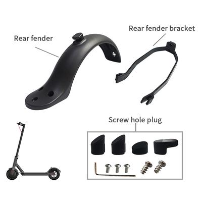 Guardabarros Trasero + Soporte + Gancho para Patinete Eléctrico M365