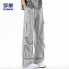ROMON Men's Summer Cooling Straight Fit Cargo Pants