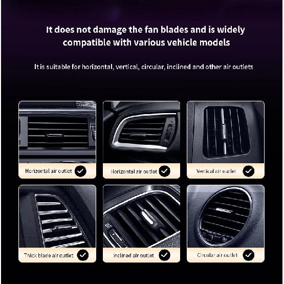 Car air outlet aromatherapy rhythm light car mounted perfume pickup light voice controlled music atmosphere light