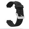 Monochrome Silicone Watch Band for Garmin Forerunner 235/620/735XT - Round Hole, Replacement Wristband S5/S6.
