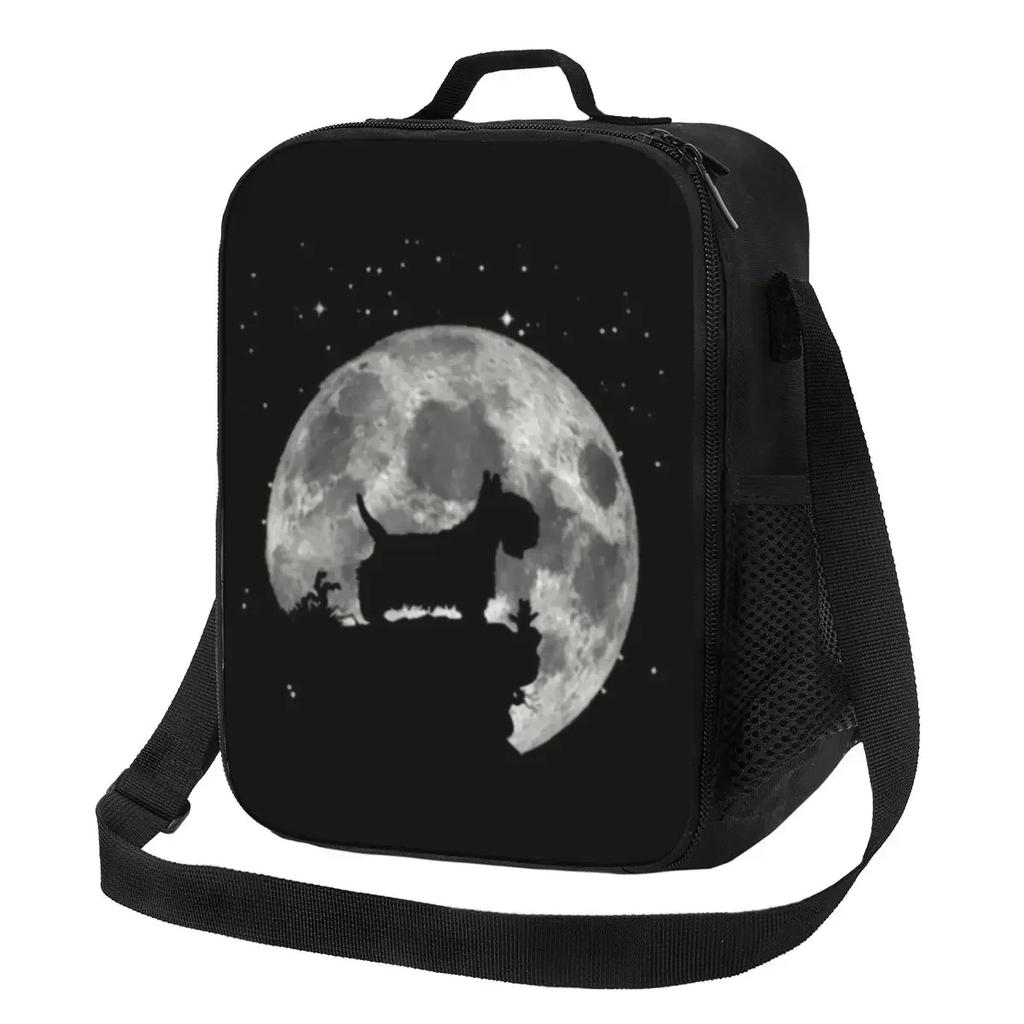 Cute Westie Puppy Dog Resuable Lunch Box for Leakproof West Highland White Terrier Cooler Thermal Food Insulated Lunch Bag