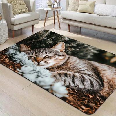1 pz tappeto da cucina anti-fatica simpatico gatto impermeabile antiscivolo spesso imbottito tappetino da cucina resistente e confortevole tappetino da cucina