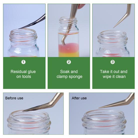 O bom limpador de pinça de extensão 30ml leva facilmente à prova de vazamento estende a vida útil