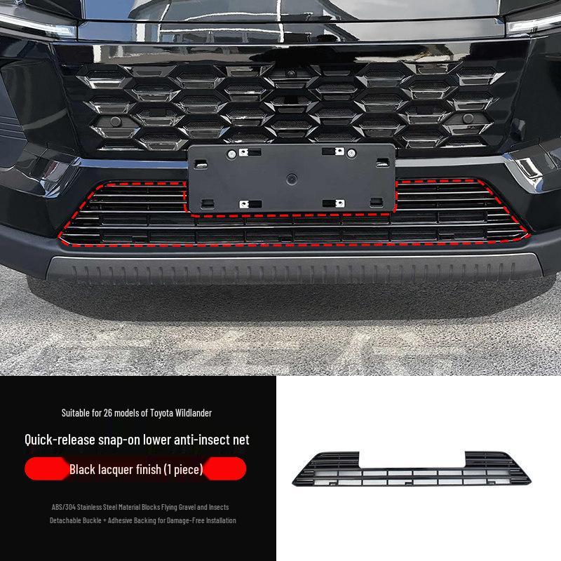 Toyota Wildlander Insect Net Grille Guard - Dustproof, Catkin Protection, No Disassembly Required