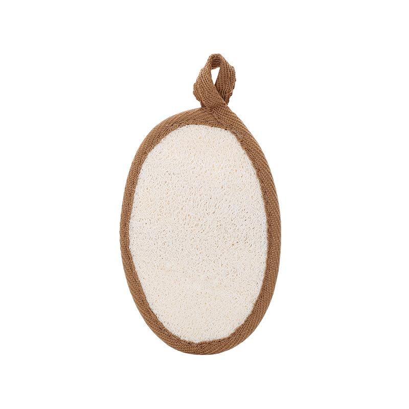 1 Stück natürlicher Luffa-Körperpeelingschwamm – Weicher Peelingschwamm für Bad und Dusche zur Körperpflege und Hautpflege