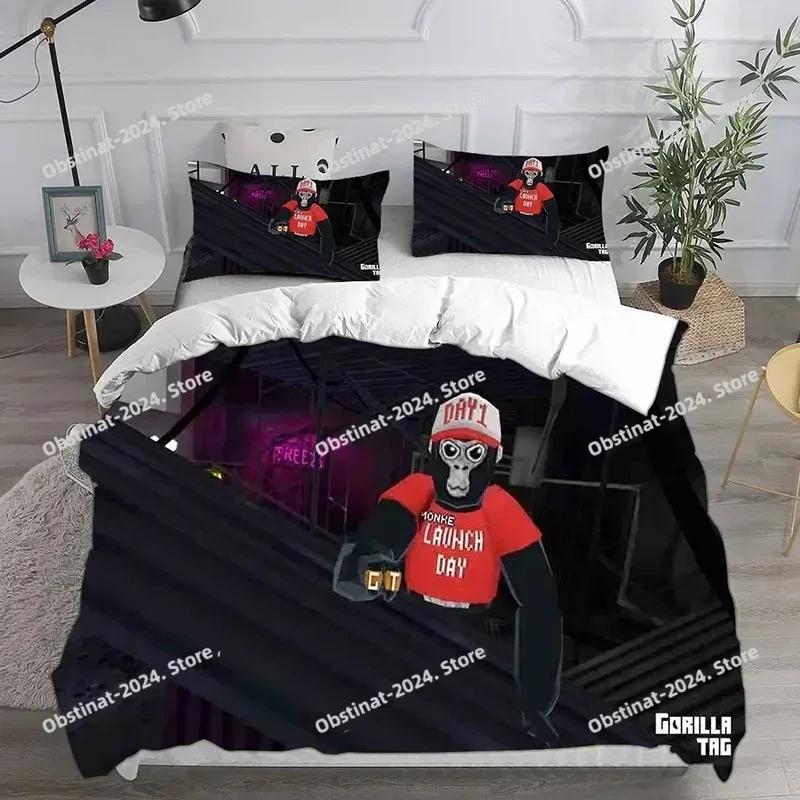 Fashion 3D Gorilla Tag Bedding Set Printed single Comforter Quilt Bed Cover Duvet Cover Pillow Case 3 Pieces Set Kids Adult Size