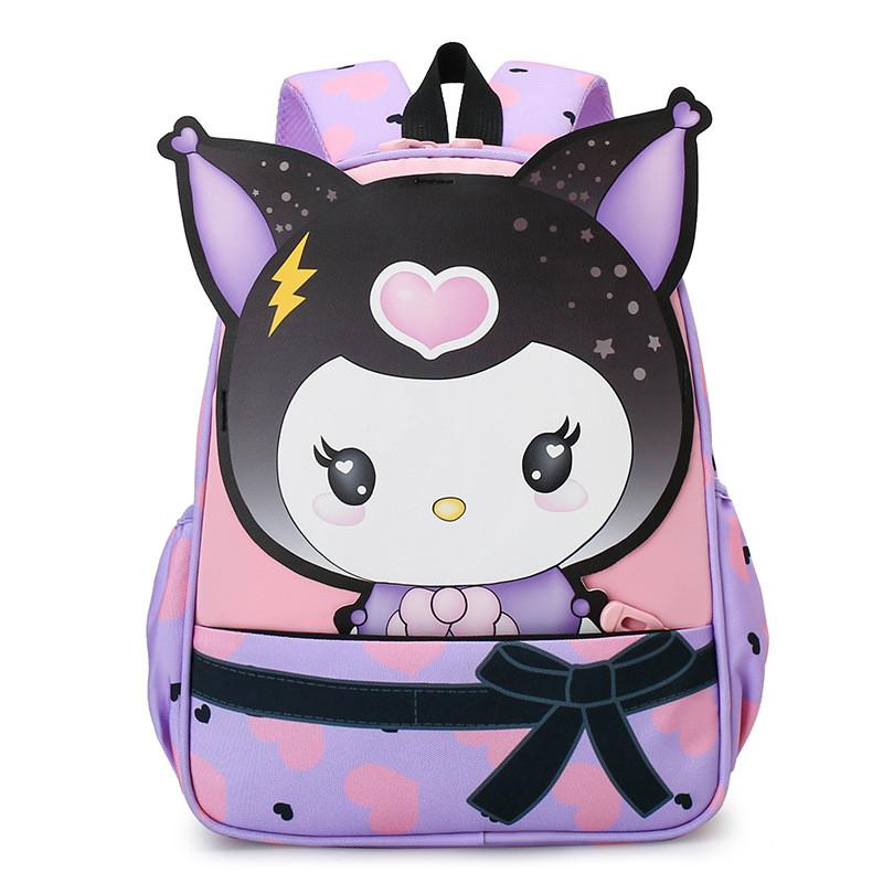 Adorable Cartoon Kuromi Cute Children s Backpack For Nursery School And Kids In Stylish Colors