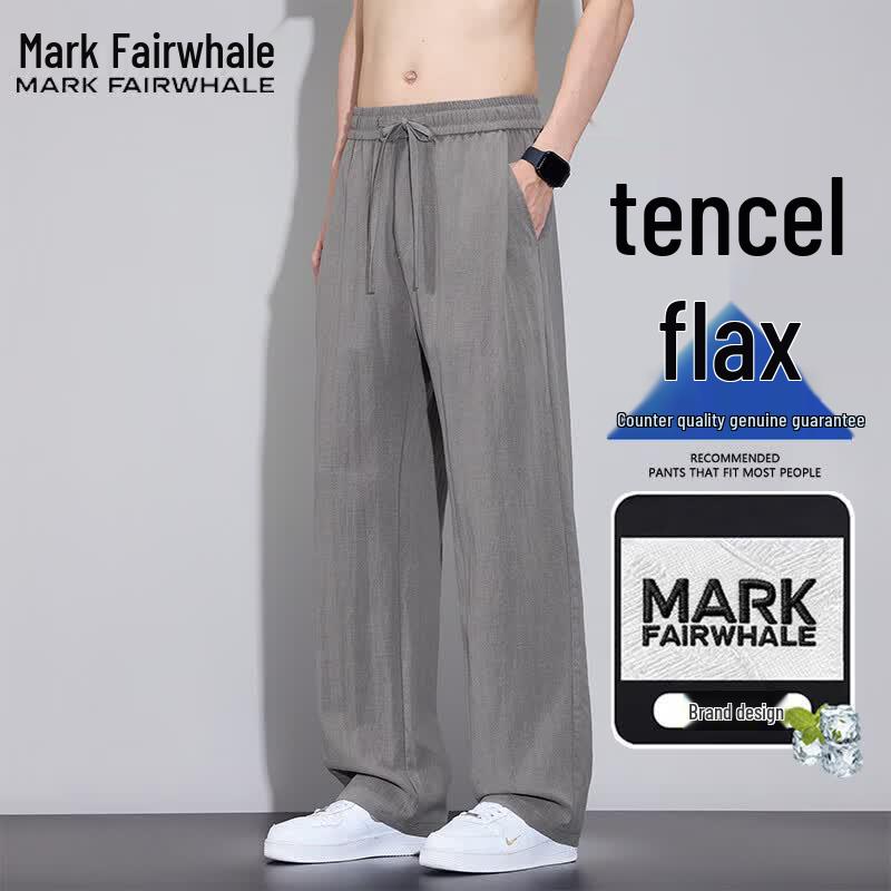Mark Fairwhale Men s Summer Lightweight Straight Trousers XL