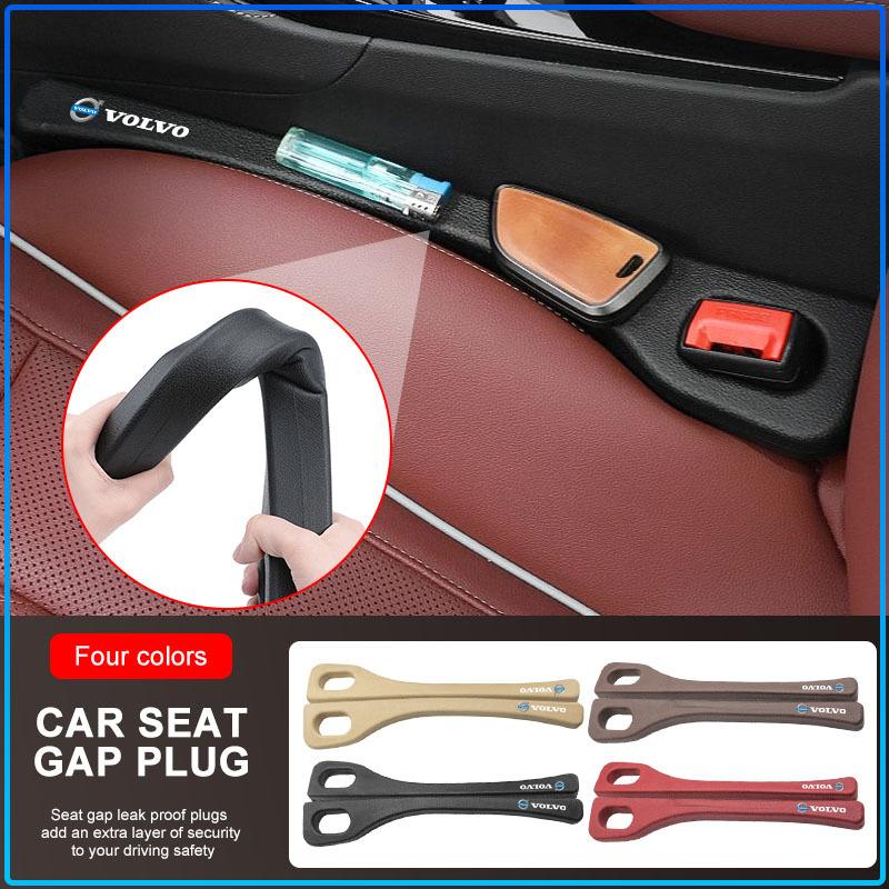 2Pcs Car Seat Gap Filler Side Seam Plug Strip Leak-proof Filling Strip For Volvo 240 C70 S40 S50 S60 S70 S80 S90 V40 V50 V60 V90 XC60 XC90 Vnl Truck