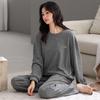 German Velvet Pajamas Women'S Autumn And Winter Thermal Long-Sleeved Loungewear Winter Thin Velvet Loose Casual Suit