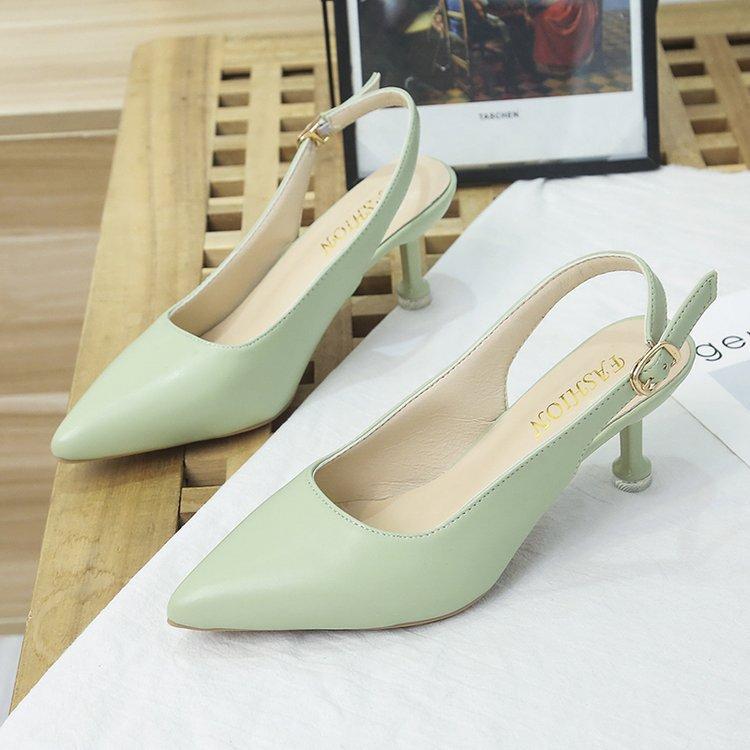 Seasonal spot 2021 new leather fashion single shoes Korean version fairy style small leather shoes work shoes