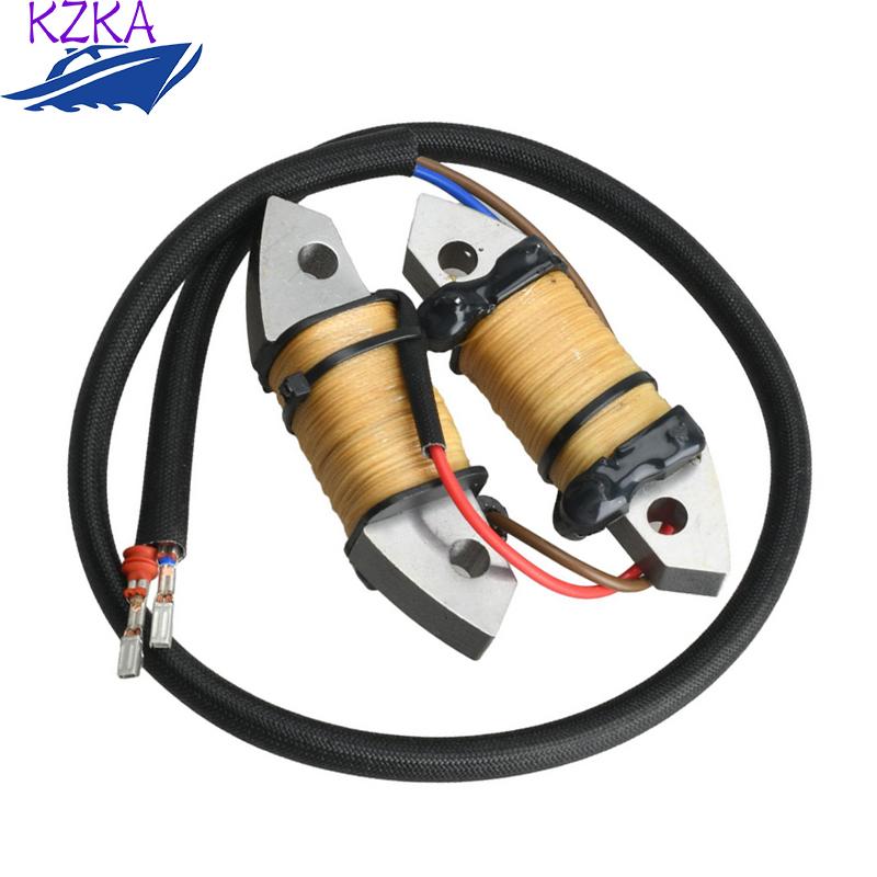 66T-85520 Yamaha Lighting Coil Premium Marine Coil For 40HP Enduro 2 Stroke Boat Motor 66T-85520-00 66T85520 Engine Accessories