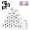 10 Rollen 57x25mm Weißes Thermopapier für Kinderkamera Sofortdruck Kinderkamera Druckpapier Ersatzzubehör