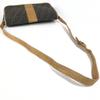 FENDI vintage Zucca logo bag flap crossbody Shoulder Bag PVC/Leather Brown