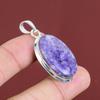Lepidolite Pendant Natural Gemstone Pendant Amazing Jewelry 925 Sterling Silver Pendant Lepidolite Jewelry Gifts For Friend Handmade Pendant