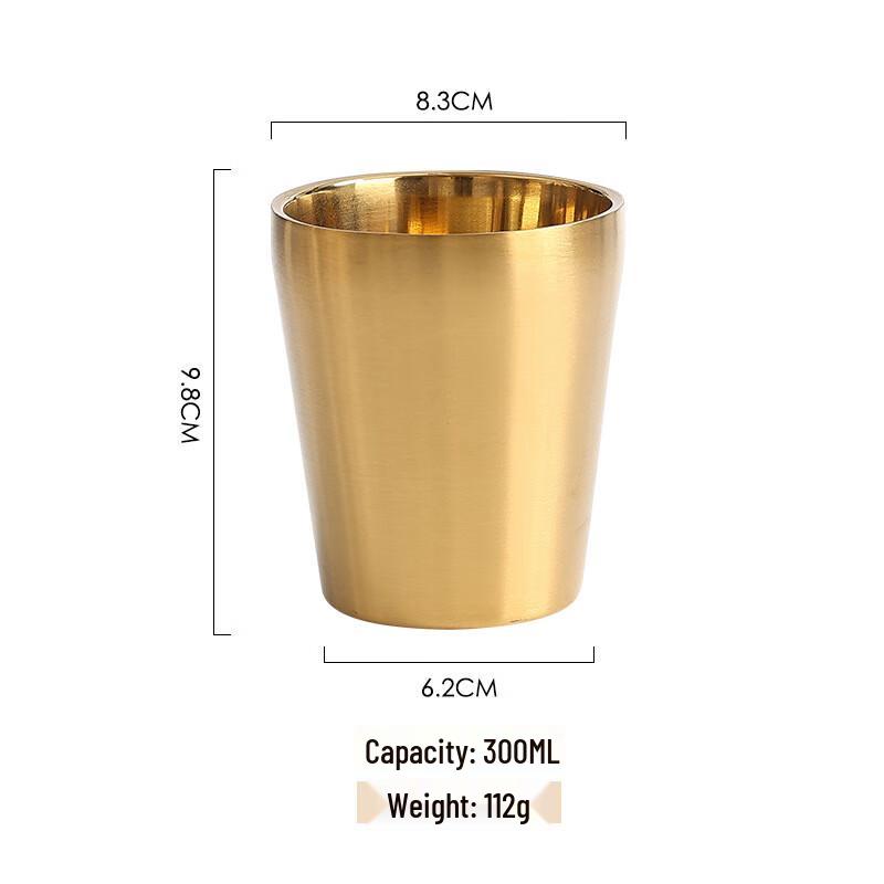 Wutuo 300ml Double-Layer Insulated Drinking Cup