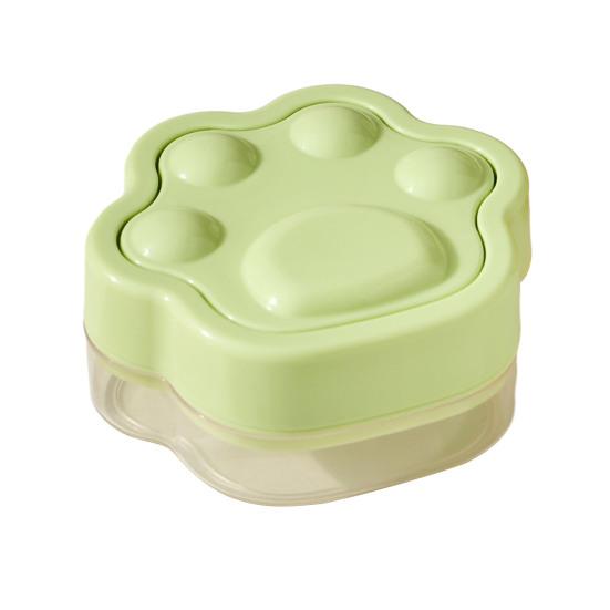 

Cat Claw Ice Cube Tray with Leak-Proof Lid And Stackable Storage Box Spill-proof Ice Cube Maker BPA-Free Food Grade Ice Mold for Cocktails Meal Prep зелений